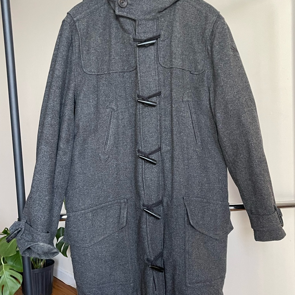 Spiewak Charcoal Military Duffle Coat